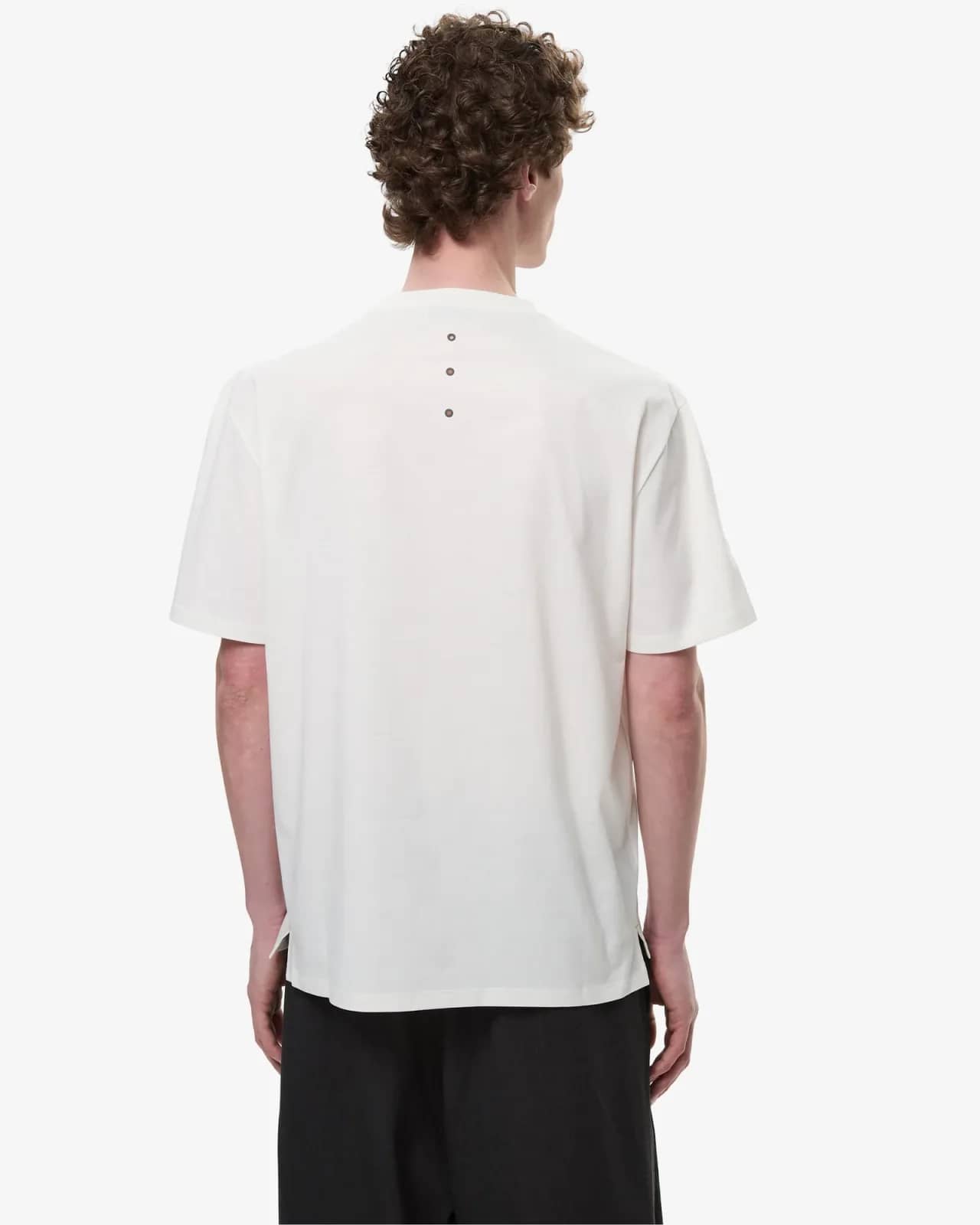 Premiata beyaz pamuk t-shirt, detay görünüm