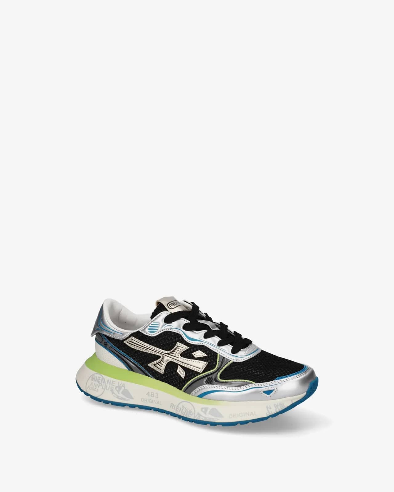 Premiata siyah Lauryn sneaker, iç yandan görünüm