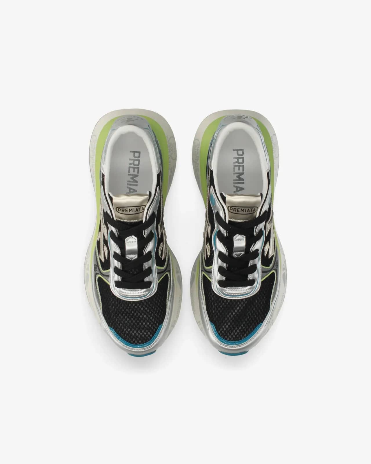 Premiata siyah Lauryn sneaker, detay görünüm