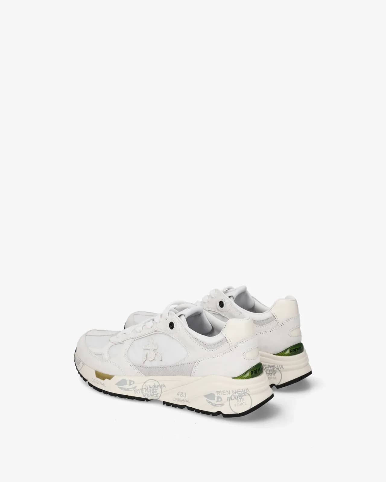 Premiata beyaz Mased sneaker, önden görünüm