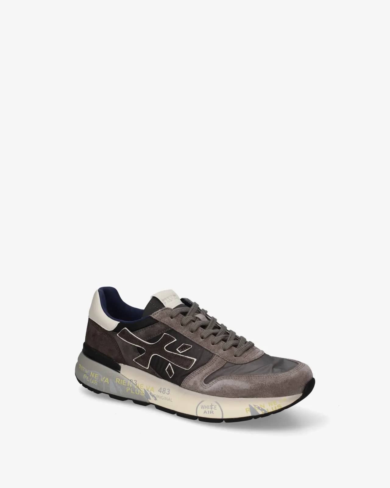 Premiata gri Mick sneaker, iç yandan görünüm