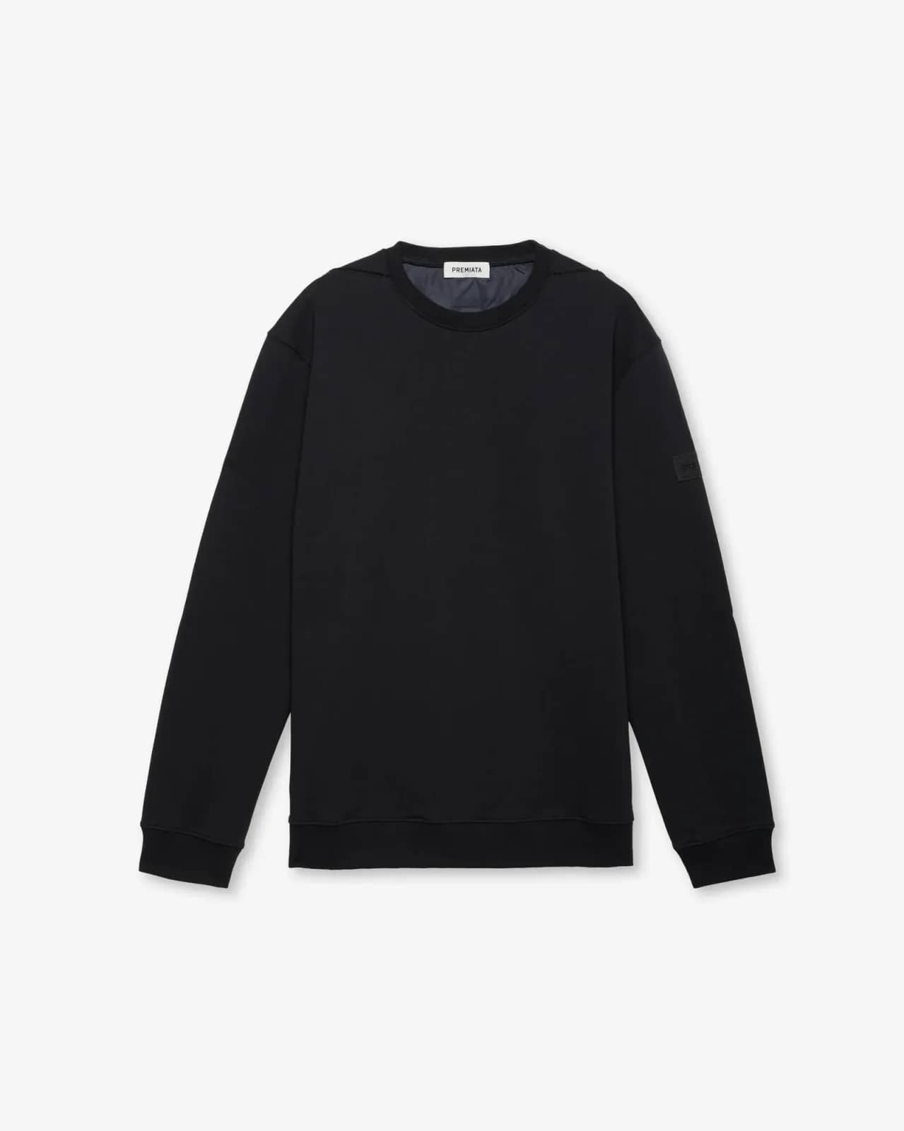 Premiata siyah sweatshirt, önden görünüm