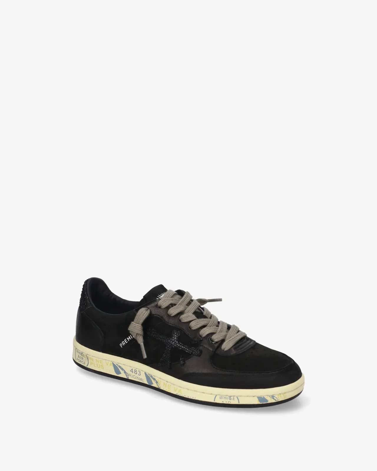 Premiata siyah Bskt Clayd sneaker, iç yandan görünüm